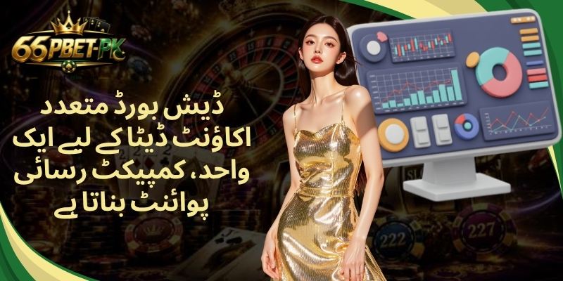 ڈیش بورڈ متعدد اکاؤنٹ ڈیٹا کے لیے ایک واحد، کمپیکٹ رسائی پوائنٹ بناتا ہے