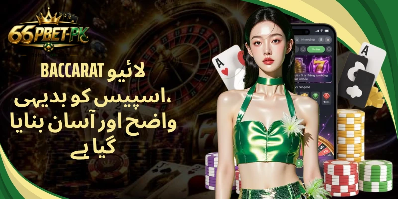 Baccarat لائیو اسپیس کو بدیہی، واضح اور آسان بنایا گیا ہے